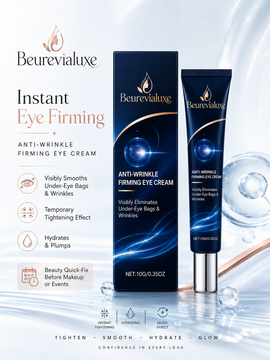 Beurevialuxe™ Rapid Smoothing Serum | A Firmer, Fresher Look in Just 60 Seconds