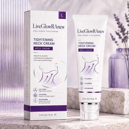 ✨ LiveGlowRAnew™ Instant Neck Lift Cream — 🧴 Infused with Retinol & Hyaluronic Acid | Firms the Neck, Reduces Wrinkles & Double Chin