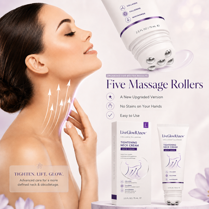 ✨ LiveGlowRAnew™ Instant Neck Lift Cream — 🧴 Infused with Retinol & Hyaluronic Acid | Firms the Neck, Reduces Wrinkles & Double Chin