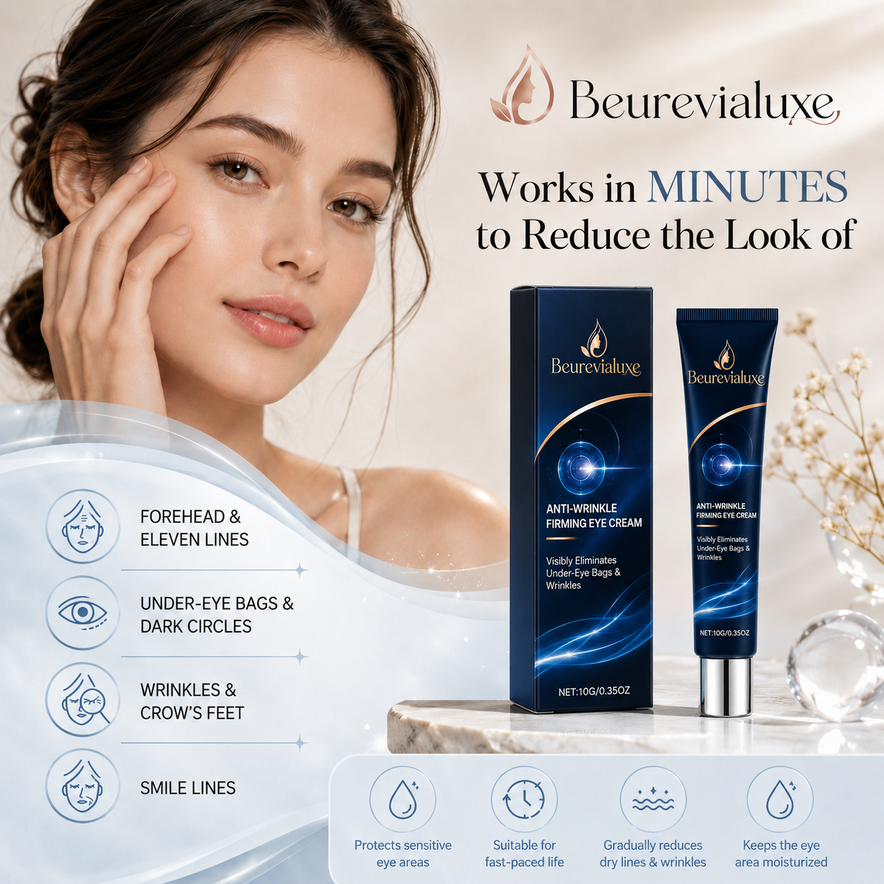Beurevialuxe™ Rapid Smoothing Serum | A Firmer, Fresher Look in Just 60 Seconds